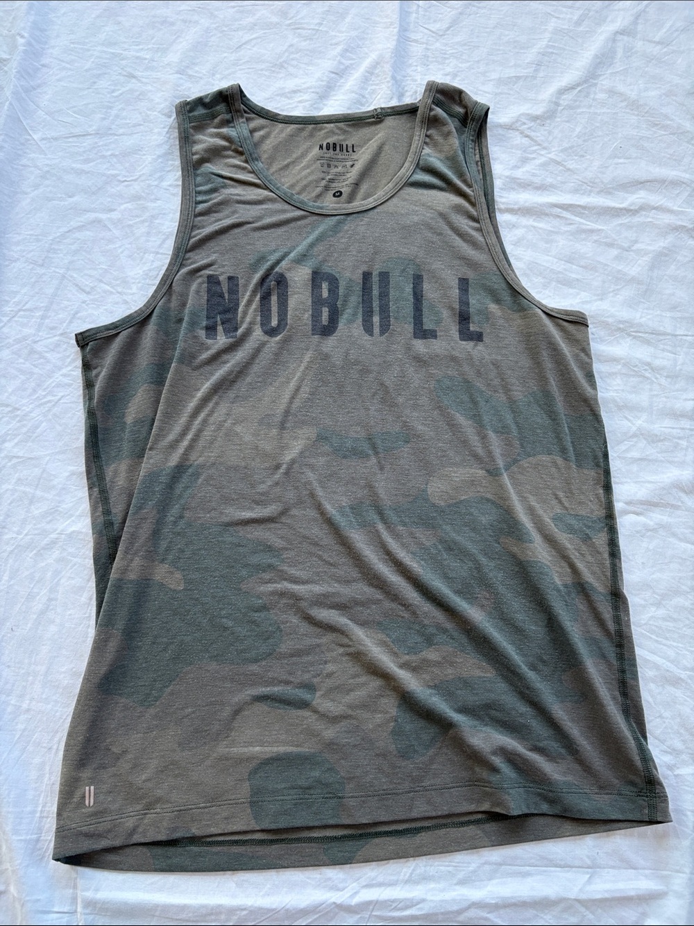 NOBULL Olive Green Camo Men's Medium Tank Top Muscle Shirt